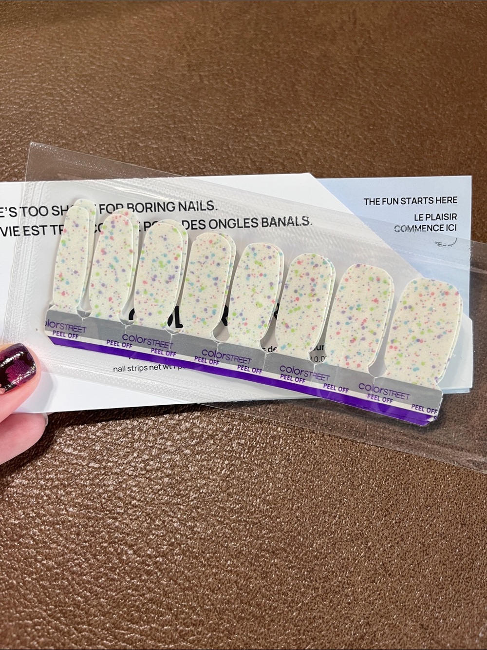 BOGO COLOR STREET | Confetti Sprinkles Nail Strips